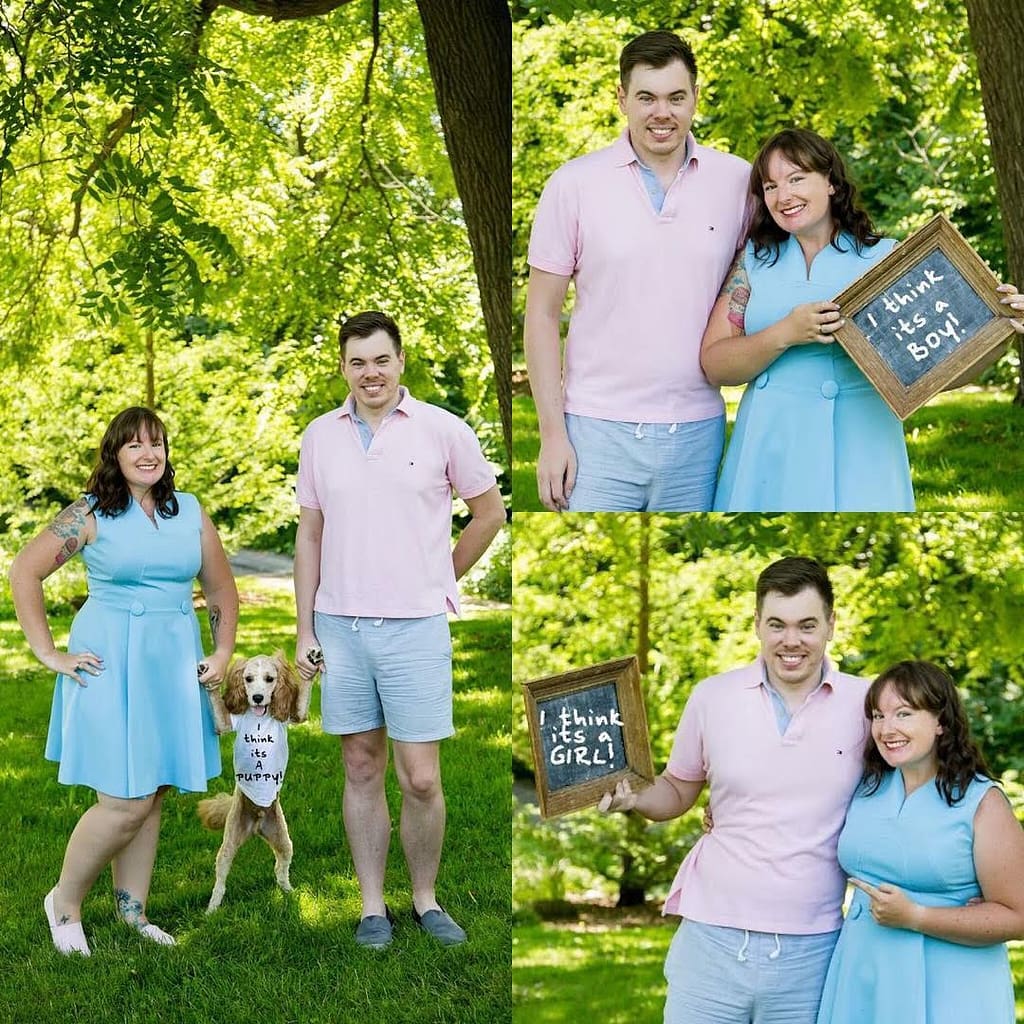 Baby announcement photography London Ontario