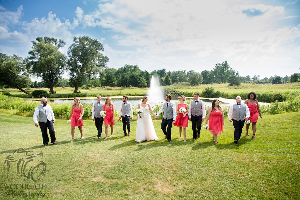 golf course wedding photography