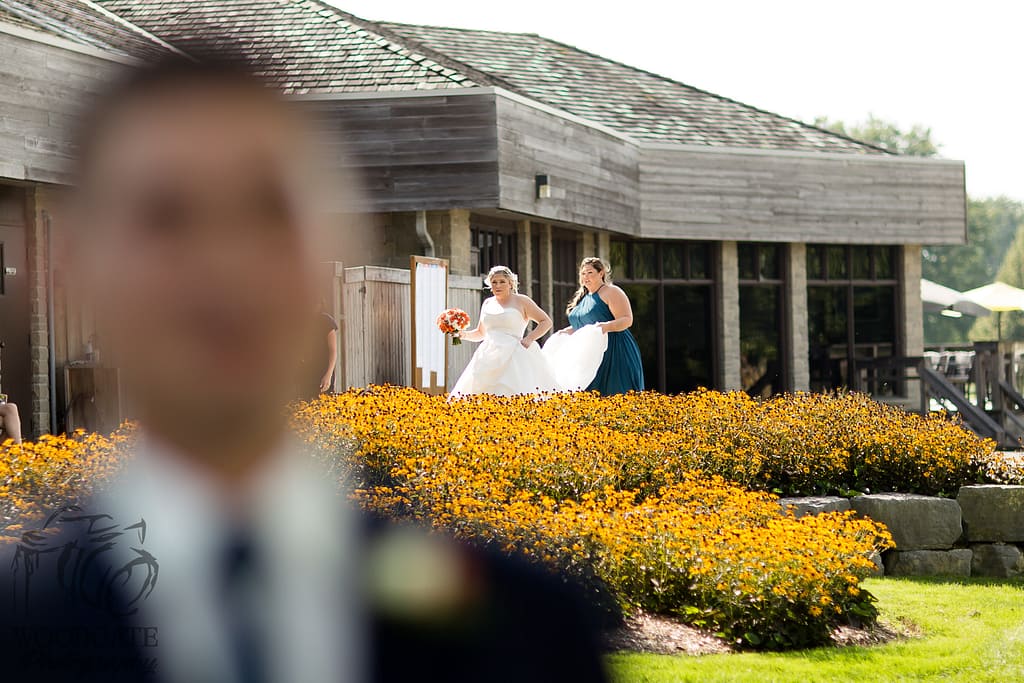 Westhaven golf course wedding first look
