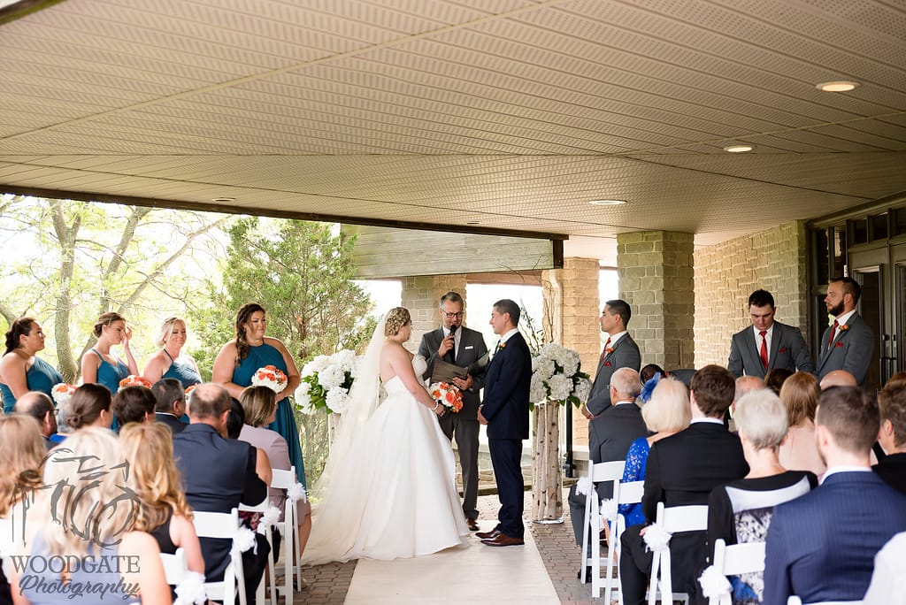 Westhaven golf course wedding ceremony