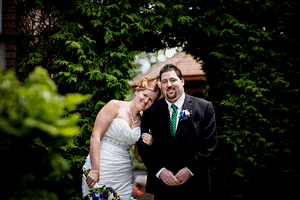 Backyard wedding photographer