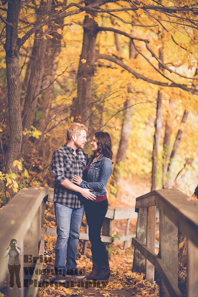 fall engagement photography london ontario