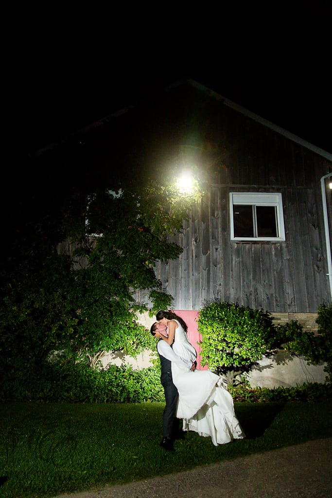 dramatic barn wedding photography