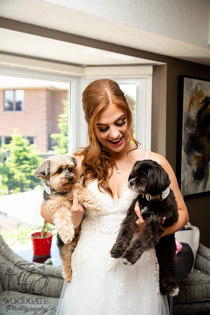 bride with dogs london ontario