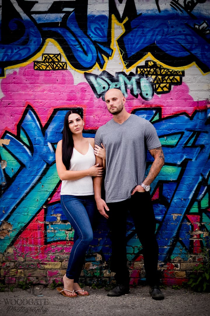 Edgy Engagement Photography London Ontario